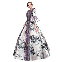 Rococo-vestidos de baile barroco de María Antonieta para mujer, vestido de baile Victoriano del siglo 18, período arquitectónico renacentista 2024 - compra barato