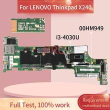 00HM949 00HM947 04X5156 00HM944 For LENOVO Thinkpad X240 I3-4030U Notebook Mainboard VIUX1 NM-A091 SR1EN DDR3 Laptop motherboard 2024 - buy cheap