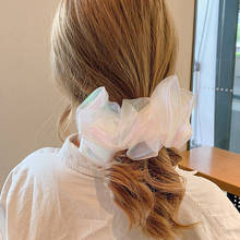 AMORCOME-gomas elásticas para el pelo de Organza para niña y mujer, cintas para el pelo de goma, accesorios de cuerdas 2024 - compra barato