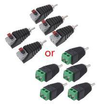 5PCS New Speaker Wire Cable to Jack RCA Press Plug Male Adapter Connector TV LED AUG_21 Wholesale&DropShip 2024 - buy cheap