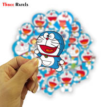 Three Ratels-pegatinas de pared de Doraemon, calcomanía bonita para equipaje, monopatín, bicicleta, nevera, pegatina de dibujos animados, decoración para habitación de niños, 39 Uds. 2024 - compra barato