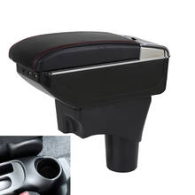 For Nissan Sunny/Versa armrest box PU Leather central Store content box cup holder car-styling accessories parts 11-16 2024 - buy cheap