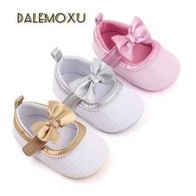 0-18M Infant Kids Baby Girl Bowknot Crib Shoes Newborn Princess Shoes Soft Cotton Anti-slip Sneakers Party Girls Casual Shoes 2024 - buy cheap