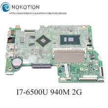 NOKOTION-placa base para ordenador portátil, 5B20K28168 LT41 SKL 14292-1, para Lenovo FLEX 3-1580 500-15ISK, 448.06701.001, I7-6500, CPU, 940M, GPU 2024 - compra barato