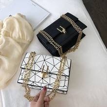 2020 Новая модная роскошная сумка через плечо, изысканная мини-сумка с бриллиантовым узором и цепочкой, известный бренд, высокое качество, Диагональная Сумка через плечо 2024 - купить недорого