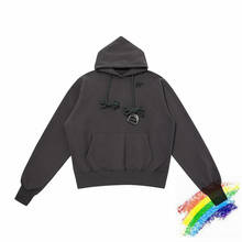 Pullovers welldone de alta qualidade com capuz corda longa fleece we11done hoodie masculino feminino 1:1 2024 - compre barato