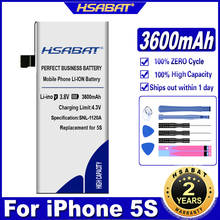 Hsabat bateria de lítio para iphone 6s 6 7 5S para iphone 6 plus baterias de substituição interno de telefone 2024 - compre barato