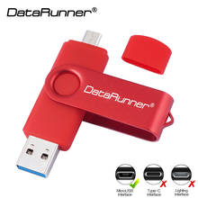 DataRunner USB Flash Drive OTG 2 in 1 USB3.0 & MICRO USB Pen drive 16GB 32GB 64GB 128GB 256GB Pendrive USB Flash Memory Stick 2024 - buy cheap