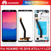 Original LCD 5.7 inch For Huawei Y6 Prime 2018 ATU-LX1 / ATU-L21 ATU-L31 L42 LCD Display Touch Screen Digitizer Assembly + frame 2024 - buy cheap