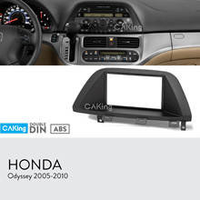 Автомобильная фасция Double Din с радио-панелью для Honda Odyssey 2005-2010, комплект установки панели, адаптер крепления крышки панели 2024 - купить недорого