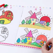 Livros para colorir infantil, livro de desenho fofo para crianças, fácil de aprender a desenhar, 2020 2024 - compre barato
