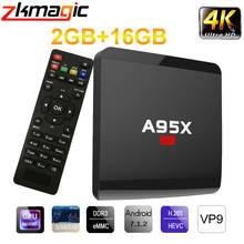 Android 7.1 TV Box Amlogic S905W Quad Core 2GB 16GB Smart TV BOX 4K HD 2.4G Wifi Media Player Smart Android tv box Set Top Box 2024 - buy cheap