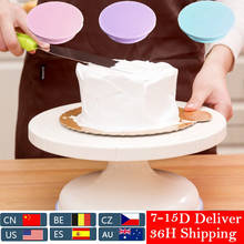 Пластиковый вращающийся стол для торта DIY, подставка для торта, вращающийся Вращающийся торт, инструмент для выпечки, кухонные принадлежности 2024 - купить недорого