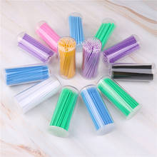 100PCS/Lot Disposable Eyelash Brushes Swab Microbrushes Eyelash Extension Tools Individual Eyelashes Removing Tools Applicators 2024 - buy cheap