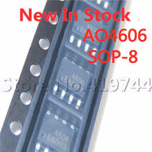 5PCS/LOT AO4606 SOP8 4606 SOP-8 MOS field effect tube N+P channel 30V In Stock new original 2024 - buy cheap