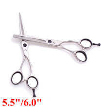 5.5 6'' Hair Scissors Japanese Steel 440c Professional Barber Scissors Hight Quality Hairdressing Scissors Cutting Thinning 9201 2024 - buy cheap