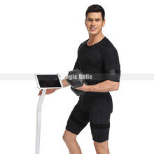 Mais novo ems treinamento muscular corpo elétrico fitness ajuste treino terno corpo contorno emagrecimento estimulador muscular 2024 - compre barato