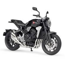 Coleção de veículos de brinquedo com motor para motocicletas, honda cb1000r 1/18, modelo de veículo de brinquedo para motos de rua e esportes, colecionável de liga 2018 2024 - compre barato