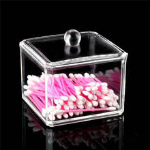 New Transparent Cotton Swab Storage Box Makeup Organizer Acrylic Storage Box Pad Storage Bag Jewelry Storage Box Candy Jar 2024 - buy cheap