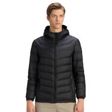 TECTOP Winter Men Fleece Jacket Outdoor White Duck Velvet Light Warm Jacket 2024 - buy cheap