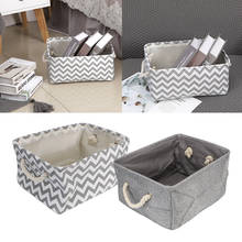 Foldable Toys Laundry Baskets Linen Fabric Box Bedroom Closet Clothes Organizer With Handle Folding Storage Basket 2024 - buy cheap