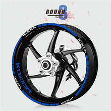 Calcomanía decorativa para neumático de motocicleta, pegatina impermeable para rueda, película reflectante de rayas para BMW K1300R 2024 - compra barato