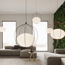 Современные подвесные светильники в скандинавском стиле, железная стеклянная лампа для спальни, столовой, домашний декор, кухонные приборы, освещение для отеля, бара 2024 - купить недорого