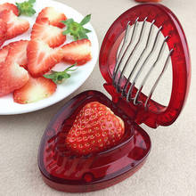 Portable Fruit Divider 430 Stainless Steel Multifunctional Strawberry Slicer Kitchen Supplies Fruit Cutter Fruit Tools 2024 - buy cheap