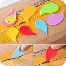 30 pcs 40*24mm Cutting Supplies Letter Opener Portable Carry-on Case Keychain Slicer plastic Unpacking Knife Office Stationery 2024 - buy cheap