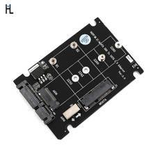 HL M.2 NGFF or mSATA SSD to SATA 3.0 Adapter Converter Card support  2230/ 2242/ 2260/ 2280+Power LED 2024 - buy cheap
