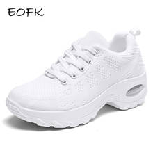 EOFK Women Sneakers Autumn Breathable Platform Fabric Shoes for Woman Trainers Lace Up Tenis Feminino Ladies Shoe Basket  Femme 2024 - buy cheap