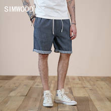 SIMWOOD 2021 Summer New Plaid Checked Oversize Shorts Men Soft Comfortable Drawstring Shorts Plus Size Jogger Brand Clothing 2024 - купить недорого