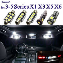 Canbus 100% LED License Plate Bulb + Interior Dome Light for BMW E36 E46 E90 E91 E92 E93 E39 E60 E61 F10 E84 E83 F25 E53 E70 E71 2024 - buy cheap