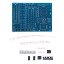 Componentes smt smd placa prática de solda diy kit resistor de diodo para iniciantes 2024 - compre barato