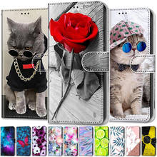 Cute Funny Painted Flip Leather Case For ZTE Blade 20 Smart A5 A3 A7 V10 Vita 2020 A6 Lite L8 2019 Wallet Animal Pattern Cover 2024 - buy cheap