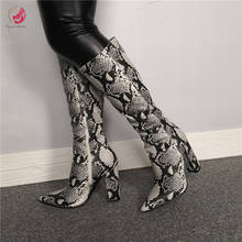 Original intenção inverno, botas altas do joelho feminino, preto, bico ponteiro, salto largo, plus size 4-15 2024 - compre barato