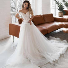 Eightree Vestido de Noiva 2021 Vintage Wedding Dresses off Shoulder Women Wedding Gowns A Line Bridal Dress Custom Made 2024 - buy cheap