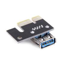 Mini USB3.0 Graphics Card Riser Card PCI-E 1X To 16X Mining Extension Adapter Mining Extender Mining Accessories 2024 - buy cheap