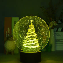 Christmas Tree 3D LED Lamps For Bedside Table Children's Colorful Birthday Gift Manga LampTable Kids Room Decoration Lamp 2024 - buy cheap