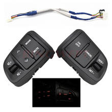 Botones de Control de crucero de Audio del volante multifunción para Kia sportage SL, con luz trasera, carga de coche 967003W001 967003W301 2024 - compra barato