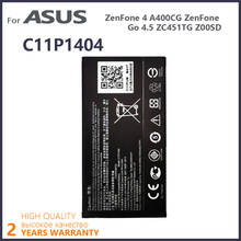 100% Оригинальный аккумулятор для телефона 1600 мАч C11P1404 B11P1415 для ASUS ZenFone 4 A400CG ZenFone Go 4,5 ZC451TG Z00SD 2024 - купить недорого