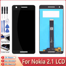 Качество AAA для Nokia 2,1 TA 1080 1084 1086 ЖК-дисплей сенсорный экран дигитайзер сборка замена бесплатно 2024 - купить недорого