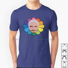 Jbalvin-Camiseta de algodón para 100%, camisa de Colores, Takashi, Flor del arcoíris, Bad Bunny 2024 - compra barato