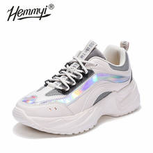 Hemmyi-zapatillas de deporte con plataforma para mujer, zapatos cómodos informales, de suela gruesa, de alta calidad, a la moda, para exteriores, 2020 2024 - compra barato