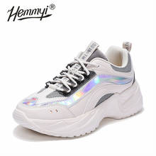 Hemmyi 2020 High Quality Thick-sole Platform Sneakers Women Outdoor Street Fashion Comfortable Women Casual Shoes Chunky Sneaker 2024 - buy cheap