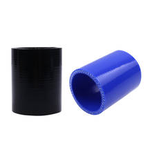 Tubo preto/azul da mangueira do tubi para a tubulação de admissão do intercooler mangueira máxima do silicone do redutor de 0 graus em linha reta do silicone de durite 51-102mm 2024 - compre barato