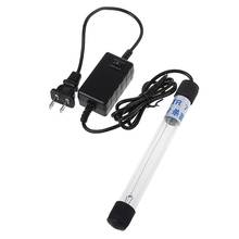 Algas submersíveis à prova dwaterproof água uv esterilizador luz eua plug 100v tira desinfecção lâmpada de mergulho para aquário tanque de peixes água limpa