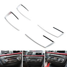 Chrome Styling Front Dashboard Center Console Cover Trim Sequin for BMW 3 4 Series GT F30 F31 F32 F34 F36 316 318 320 2024 - buy cheap