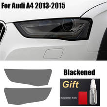 2X Car Headlight Tint Black/Transparent Protective Film Protection TPU Sticker For Audi A3 A4 A5 A6 A7 A8 2014-2019 Accessories 2024 - buy cheap