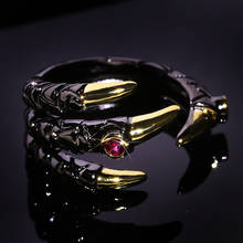 Vintage Black Punk Gothic Dragon Paw for Women Adjustable Wedding Engagement Ring for Women Fashion Jewelry 2020 2024 - купить недорого